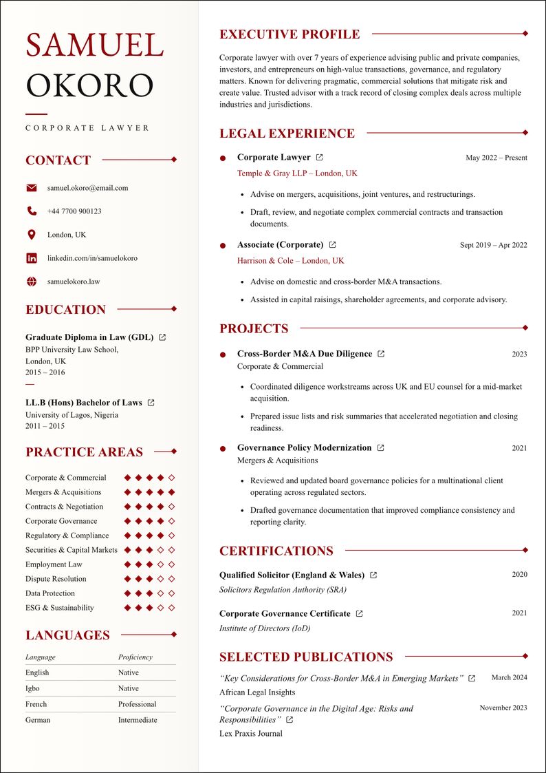 CVNoble filled CV preview